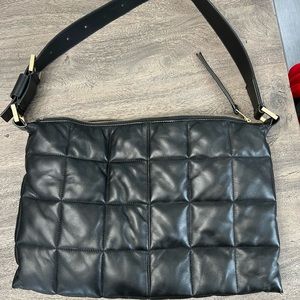 All Saints Quilted Leather Shoulder Bag